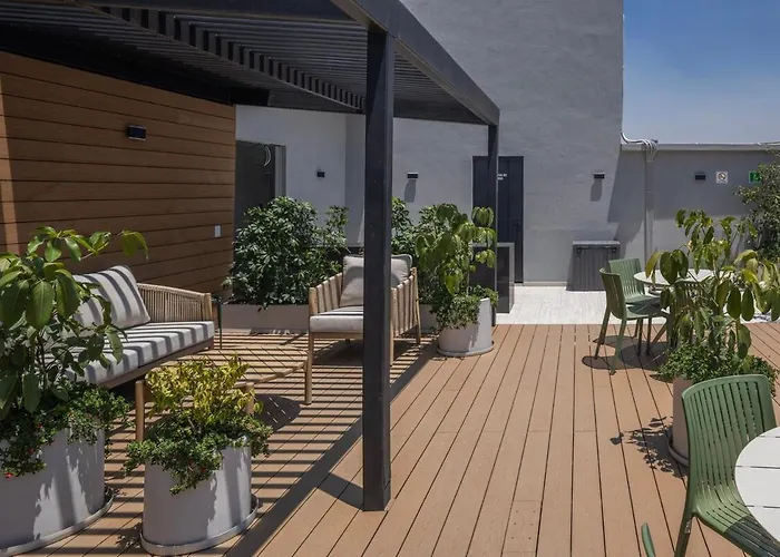 Apartment Refined Spacious Studio, Ac, Balcony, Pool & Gym Mexiko-Stadt
