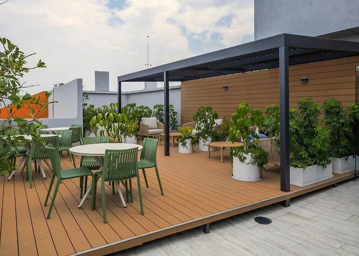 Refined Spacious Studio, Ac, Balcony, Pool & Gym Apartment Mexiko-Stadt