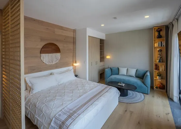 Refined Spacious Studio, Ac, Balcony, Pool & Gym Apartment Mexiko-Stadt